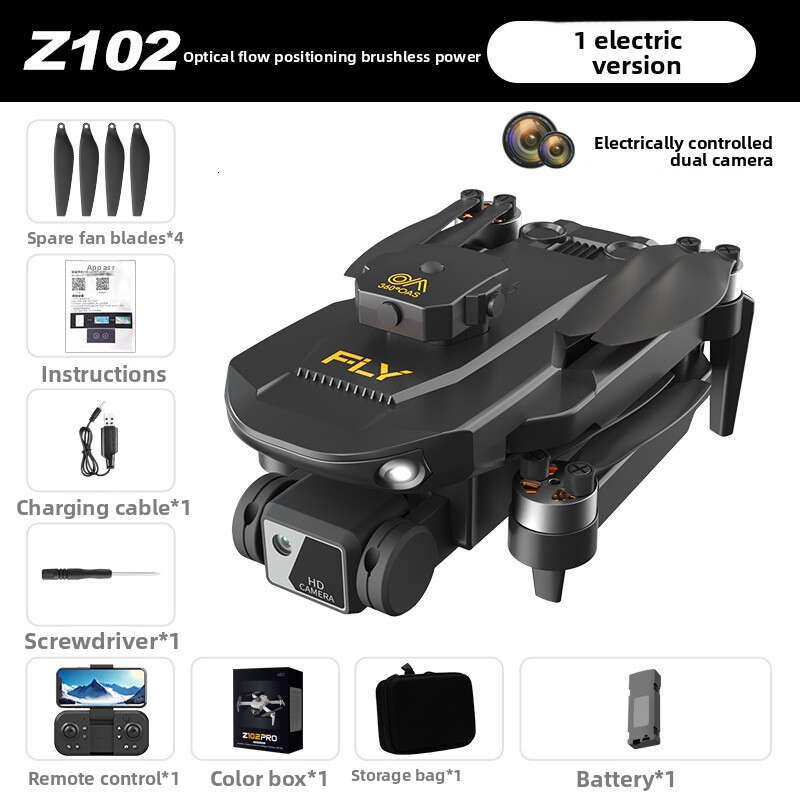 2025 New Z102 Drone 8K Long Endurance Obstacle Avoidance Remote Control Aircraft HD Aerial Photography Brushless Training Flight Toy