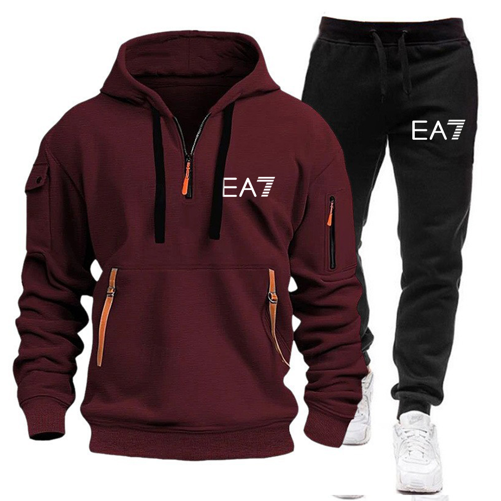 2025 Designer Fashion Tracksuit For Men Hoodie Fitness Gym Clothing Men Running Set Sportswear Jogger MenS Tracksuit Winter Suit SportsXJ241122
