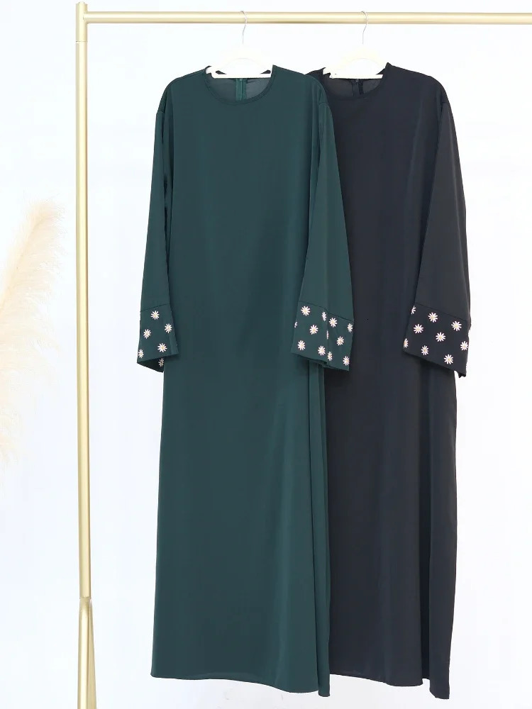 Eid al Fitr Muslim Dubai Womens Clothing Abaya Jalabiya Flower y Ramadan Morocco Robe Abayas Kaftan Islam Vestidos 250409