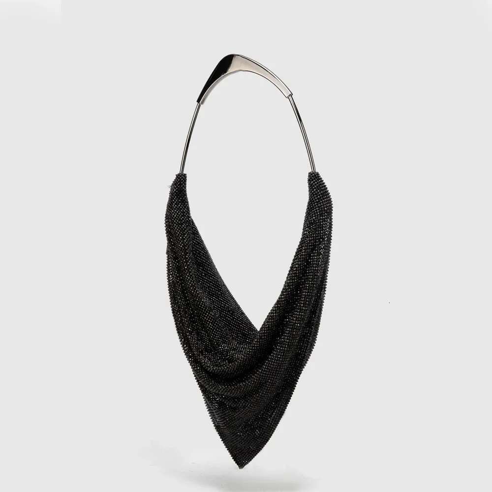 Rhies Evening Sier Crystal Handmade Bags For Women Purses And Handbags Designer Banquet Bag