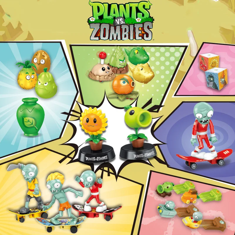 Plants vs. Zombies 2 Blind Box Cave Fun Toy Set Action Figures Fun lottery blind box Ornaments Party Sweepstakes Game Kid Gift