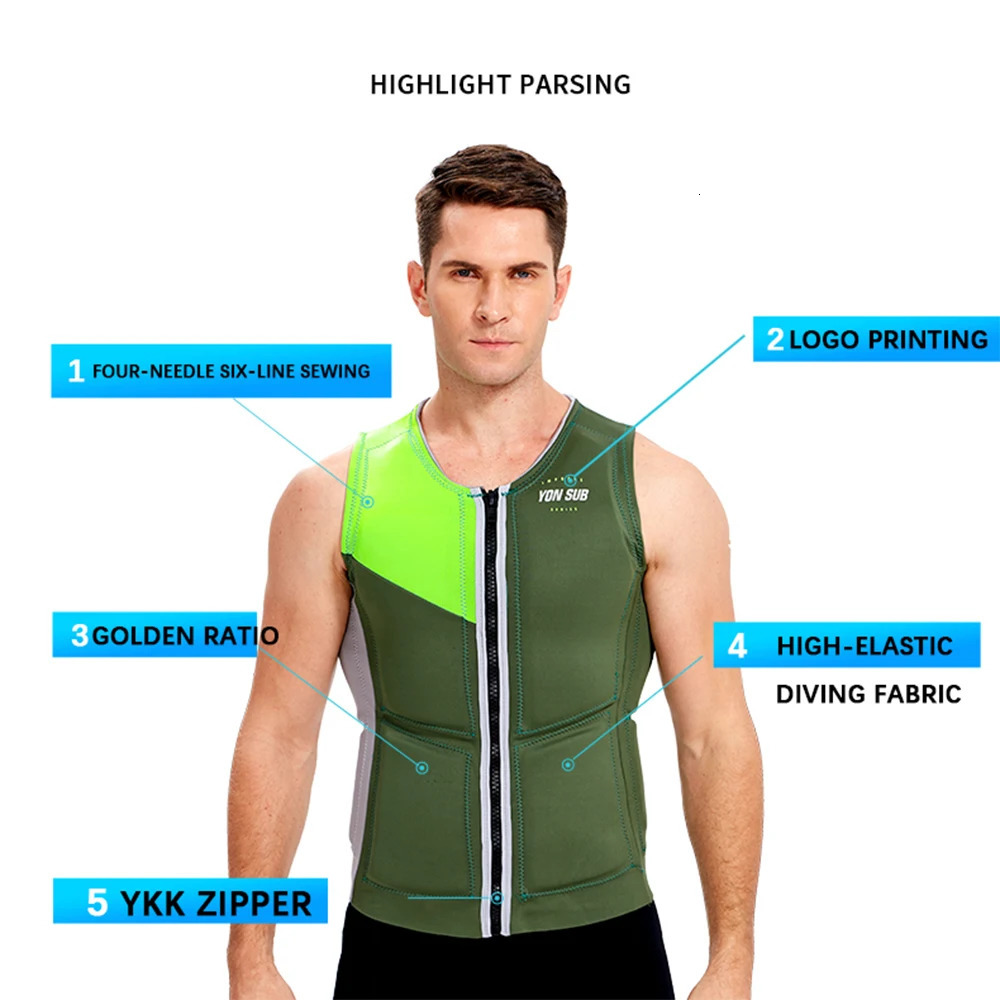 Outdoor inflatable chloroprene rubber life jacket adult safety life vest water sports fishing kayaking swimming drifting tight fitting suit 250409