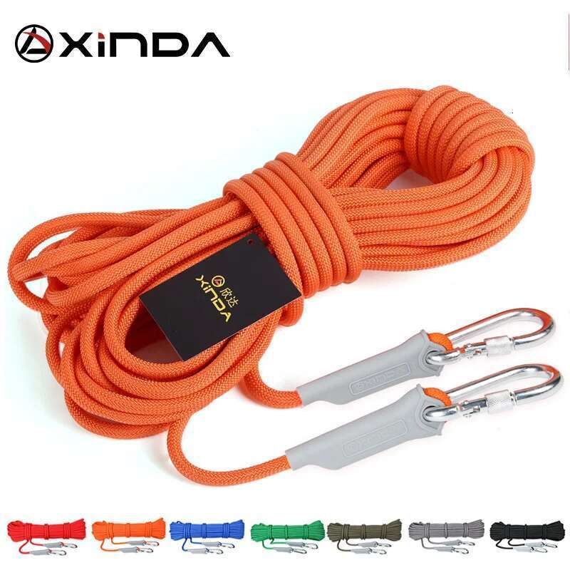 XINDA Outdoor Trekking Hiking Accessories ating Climbing 10mm Diameter High Strength Cord Safety Rope