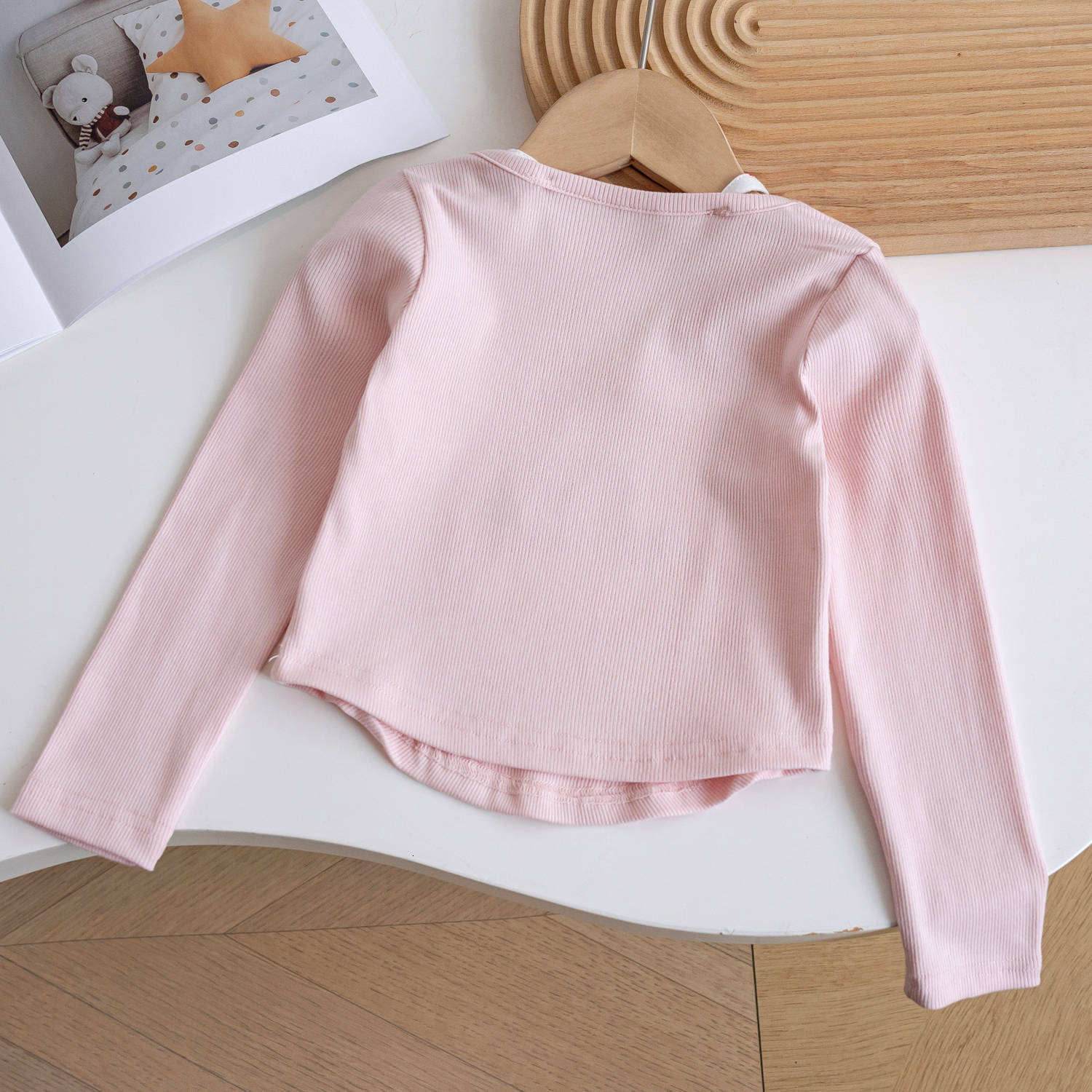 Ddmyshoesvip Girls Long Sleeved T Shirt Spring Autumn New Style Stylish Bottom Shirt Medium Large Children S Slim Fit And Slimming Top Trendy