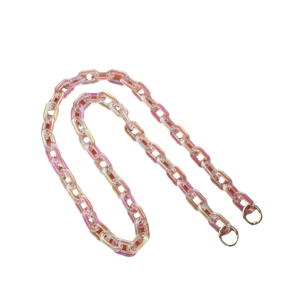Acrylic Bag Chain Belt Detachable Accessories Colorful Womens Resin Wallet Fishbone 250408