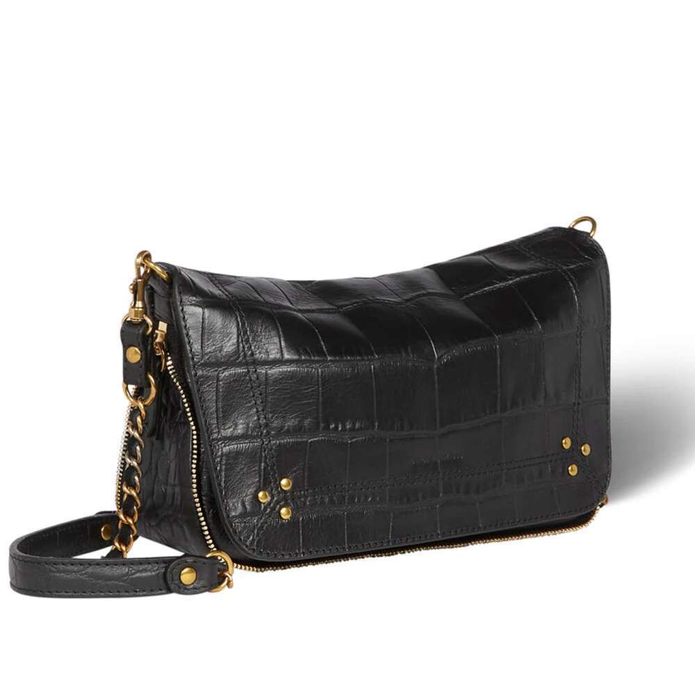 New Women's Shoulder Or Cross Bag Removable Belt Braided And In Closed With Magnetic Leather Flaps