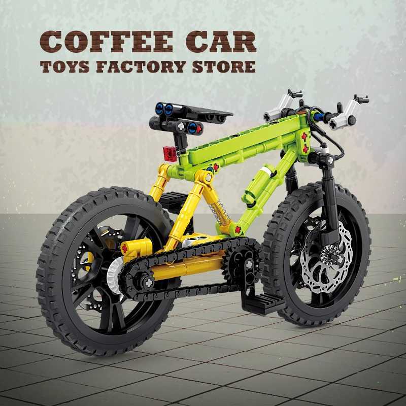 Mountain Motocross Motorcycle Assembly Playset - Educational Activity Gift for Young Enthusiasts