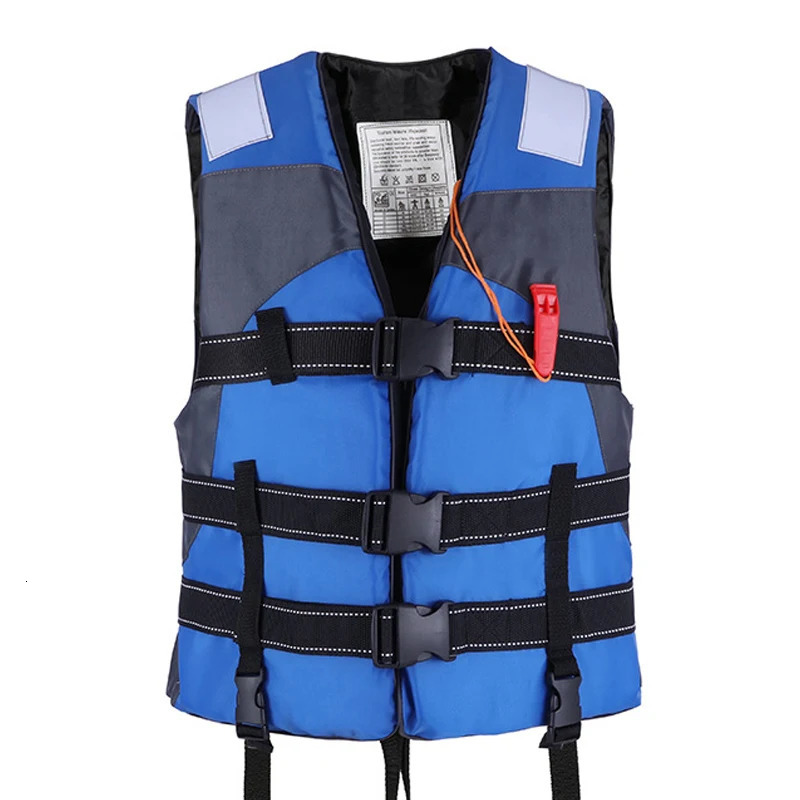 Adult polyester fiber swimming rowing skiing surfing survival drifting water sports mens jacket 250409