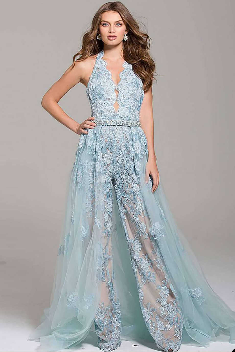 Prom Gown Fashion Show Dress Jumpsuits Evening Dress Party Dresses Prom Dresses Bridal Gowns Robes De Mariee Size Customized vestido de novia L25670