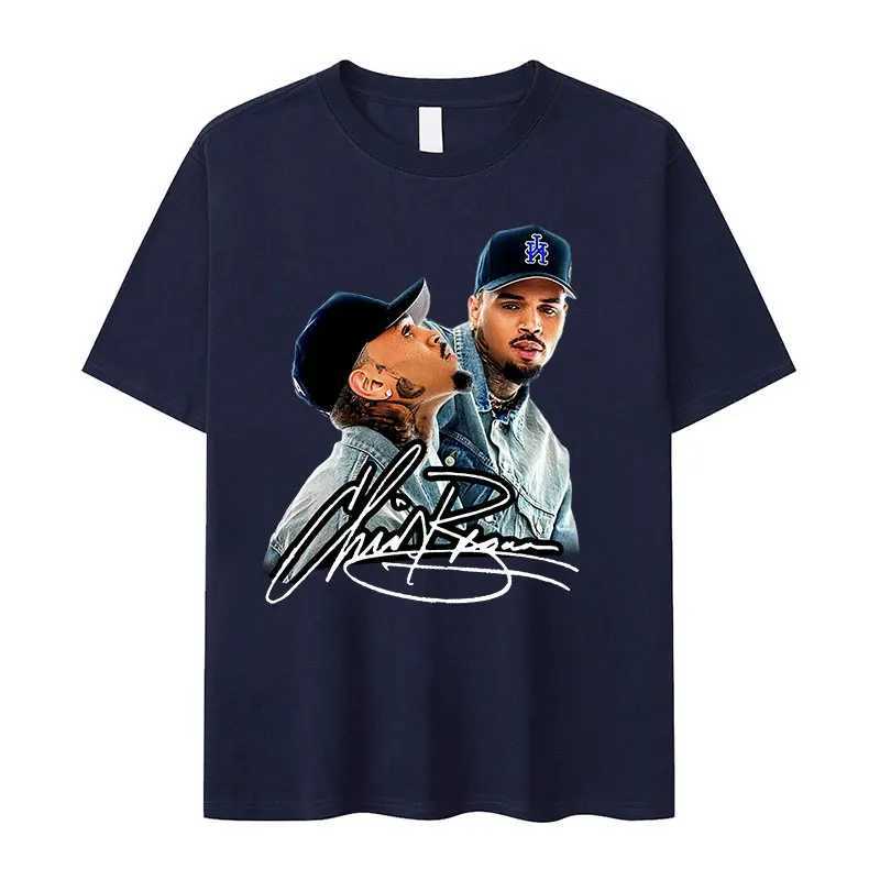 Chris Brown 11 11 Tour 2024 Graphic T-shirt Mens Hip Hop Trend Gothic Clothing T-shirt Retro Fashion Extra Large Cotton T-shirtXJ250409