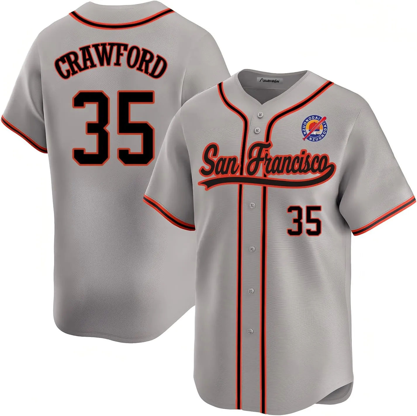 Ship from USA Mens/Youth San Francisco ed 5 Mike 92 Alyssa 39 Thairo 35 Custom Baseball Jerseys Free shipping