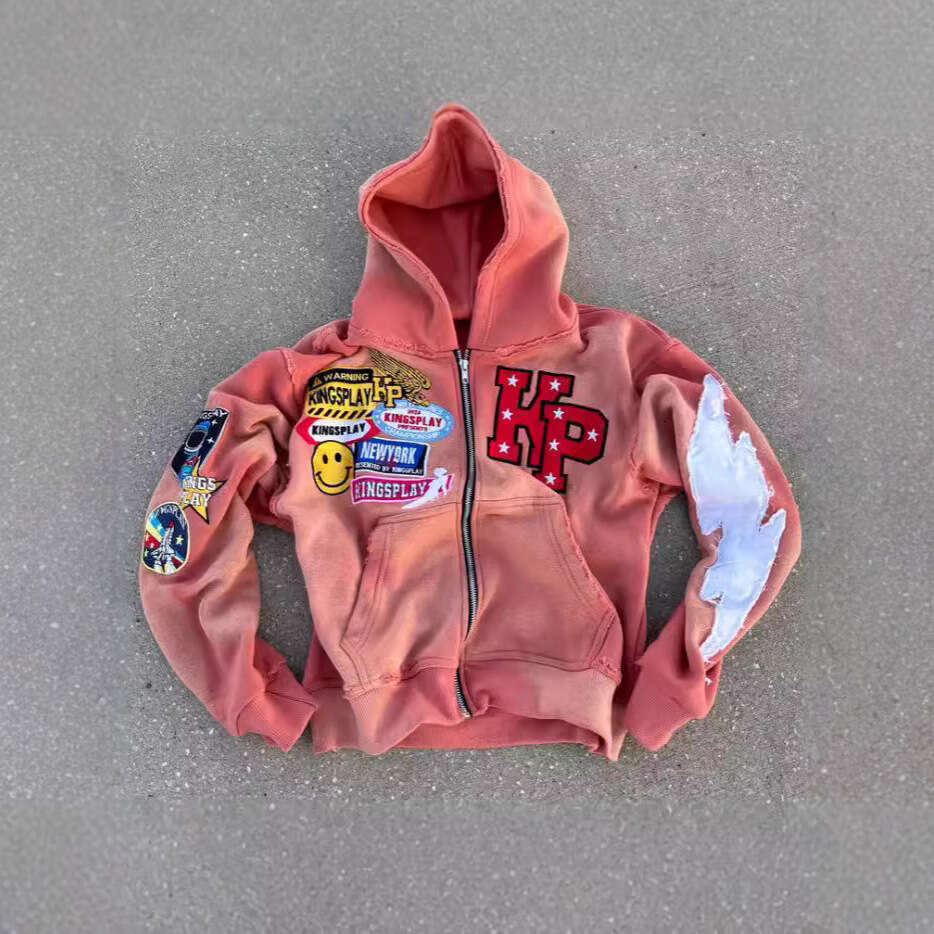 new autumn casual cute American trend 3D digital printed hoodie cardigan hooded gift for man