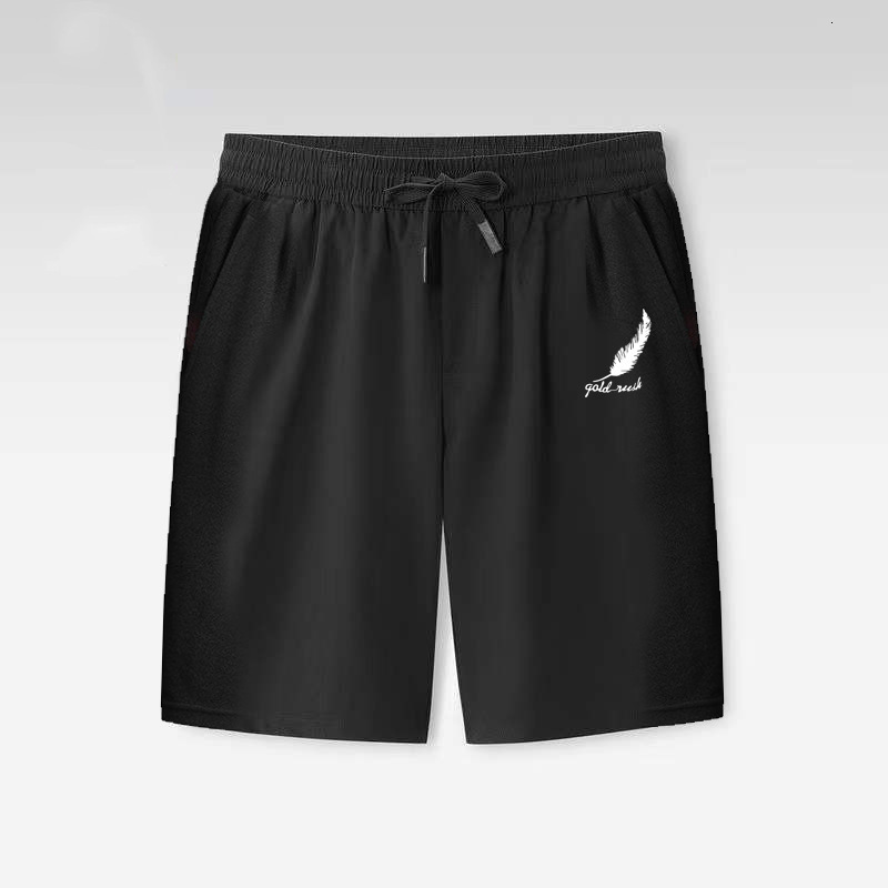 2025 New Designer Men Shorts New Shorts Men Summer Five Quarter Thin Casual Sports Loose Beach Ice Silk Cold Pants