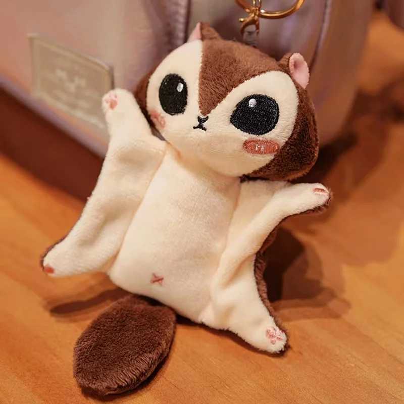 Cute Kaii Flying Squirrel Plush Pendant Plush Toy Bag Accessories Keychain Pendant Bag Car Pendant Childrens GiftXJ250409