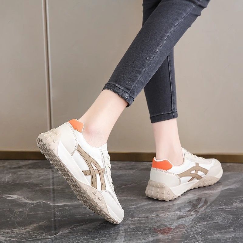Women's shoes, pregnant women's single mesh breathable white shoes, 2025 spring hot item, versatile small size 35 anti slip Forrest Gump spo