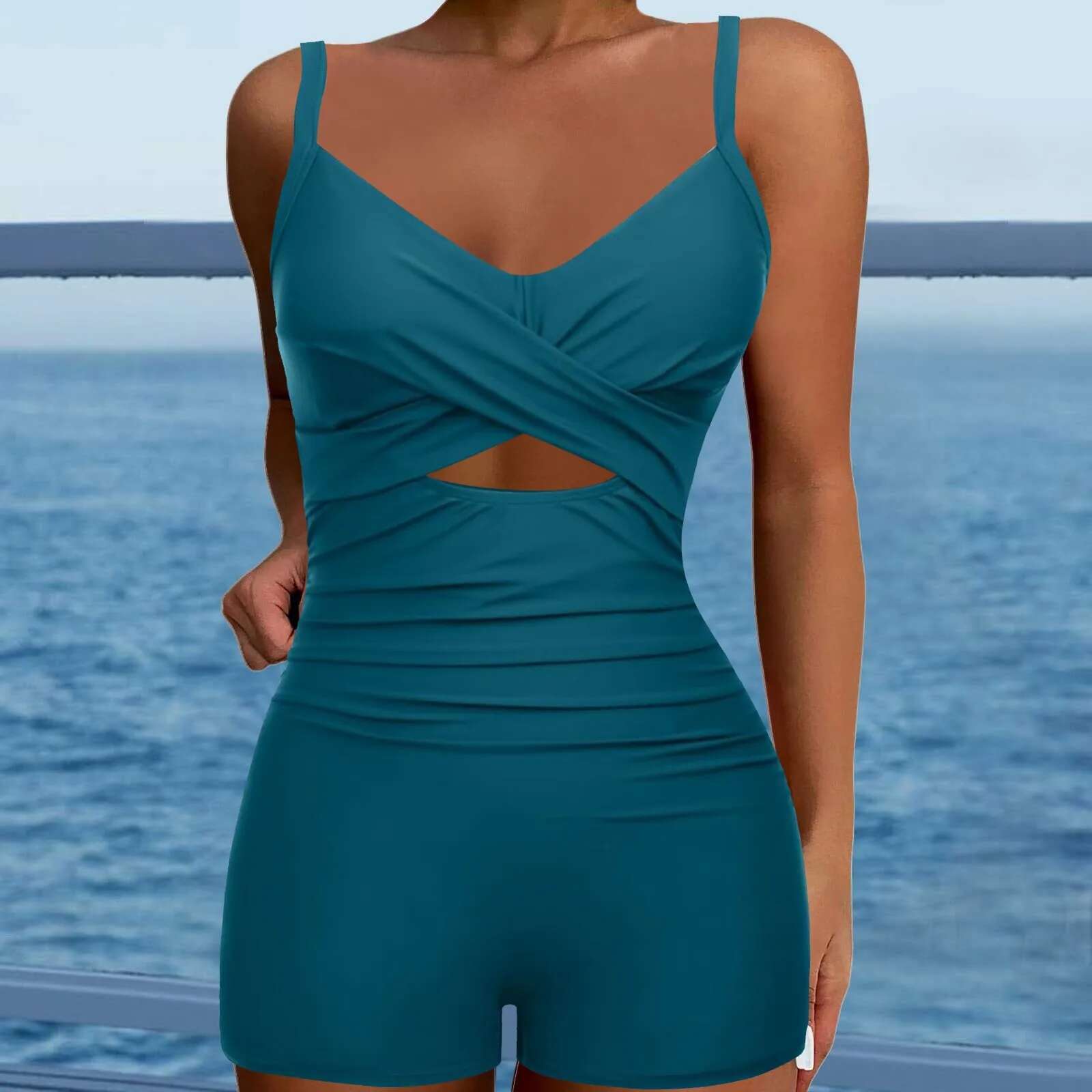 Dongdumaoyi Hollow Out Swimwear Women Lace Up Swimsuit Female One Piece Swimming Monokini Lady Padded Beachwear Bodysuit Summer
