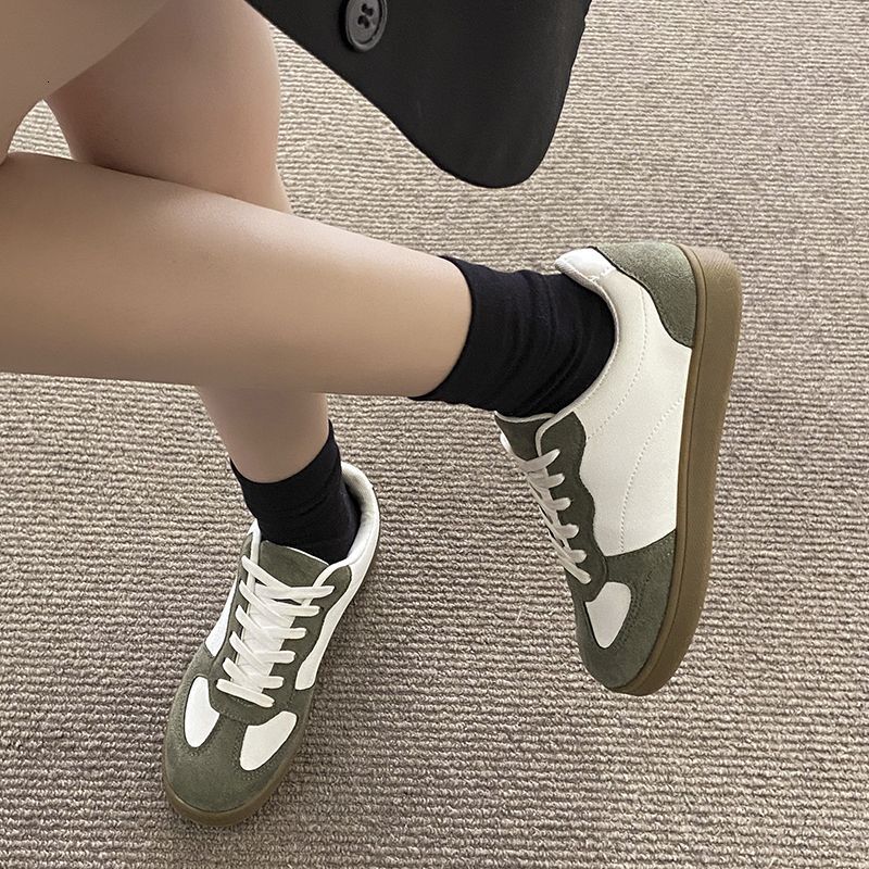 2025 New German Training Shoes Women's Running Sports Shoes Versatile Flat Board Shoes Student Campus Forrest Gump Shoes High