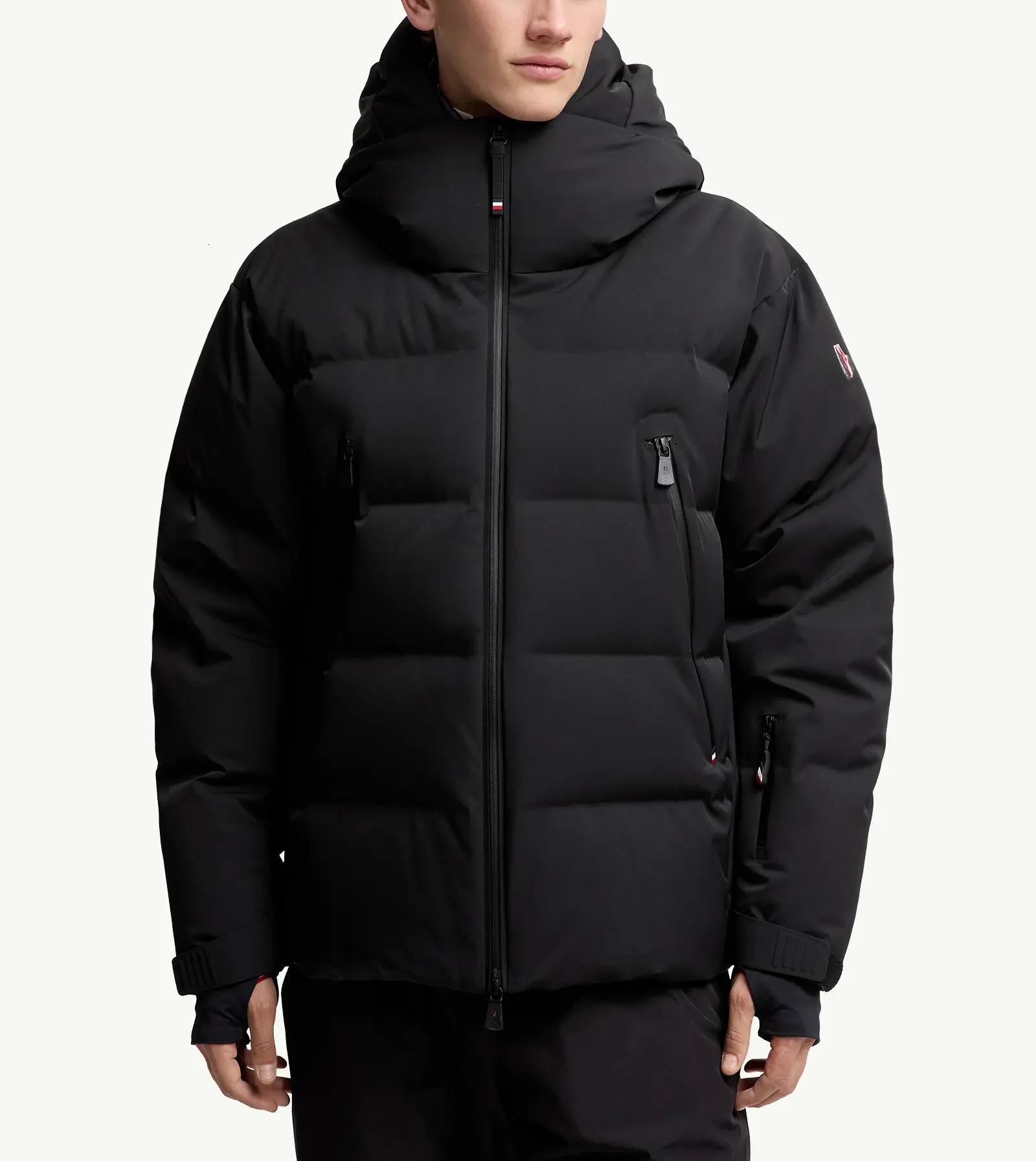 Designer Grenoble Ski Collection Puffer Jacket Outdoor Thickened Thermal Jacket Premium White Goose Down Fill Official Website Synchronous Model