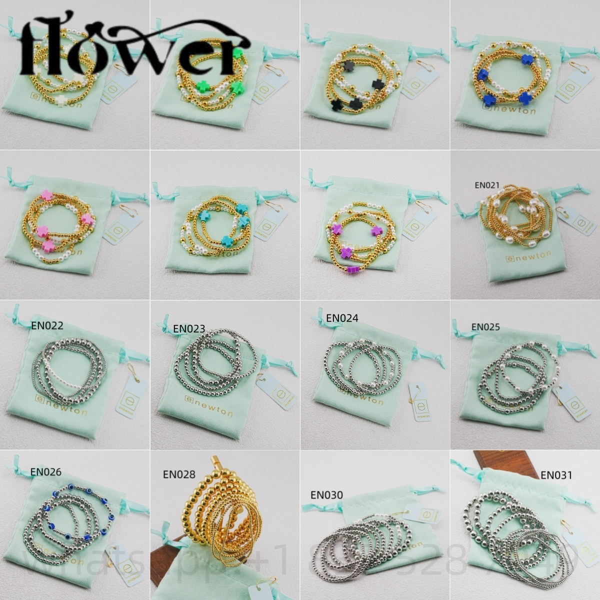 1:1 Enewton Gold Jewelry High Quality Crystal Bracelets Bangles For Women Birthday Gift