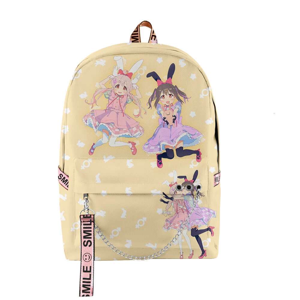 Cartoon Onimai I'm Now Your Sister Anime 3D Print School Bags Unisex Oxford Waterproof Notebook Multifunction Travel Backpacks