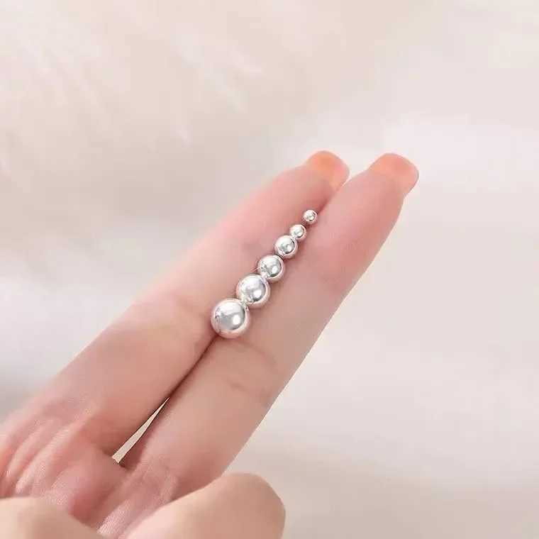 925 Sterling Silver Stud Earrings for Women Sterling Silver Earrings Multiple Piercings 5 Pairs Earrings Set 2mm 3mm 4mm 5mm 6mm Z250408
