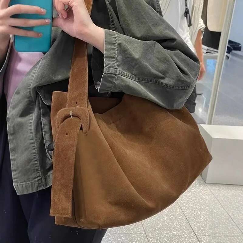 CBAG Vintage Lage Capacity Women Tote Quality Nubuck Leather Bucket Female Shoulder Bag Designer Ladies Handbags