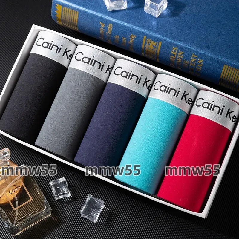 Men's underwear designer sexy underwear pure cotton boxers American fashion brand boxer shorts 3 packs