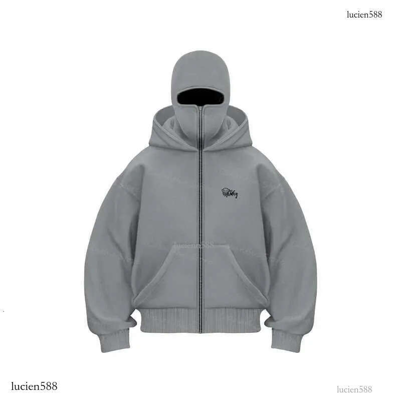 Mens Winter Hoodie with Balaclava Face Mask Zipper Design Sports Jacket for Outdoor Activities Hiking Travel Running SweatshirtC250213