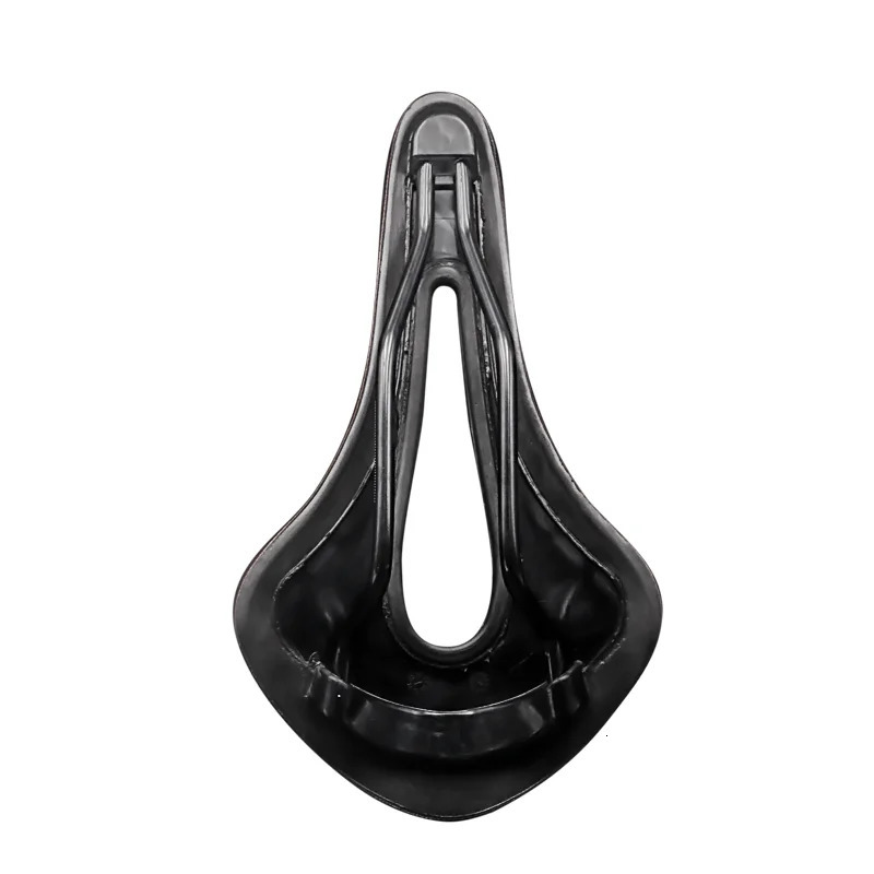 Bicycle Saddle Breathable Hollow PU Leather Soft Comfortable Seat MTB Mountain Road Bike OnePiece Cushion Cycling Parts 251027