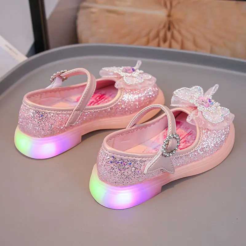 CHIldrens Princess Cute Casual Shoes with Lightweight Soft Bottom Sneakers X250409