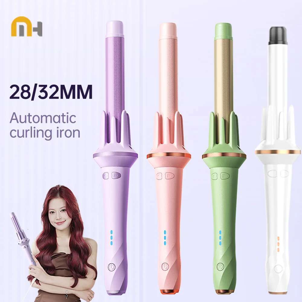 28/32Mm Automatic Hair Large Wave Curg Iron Tongs Temperature Adjustable Anion Fast Heating Styg Curler
