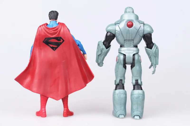 7 pieces/batch DC Justice League Flash Aquaman Superman Wonder Woman PVC action character collectible model toys X250409