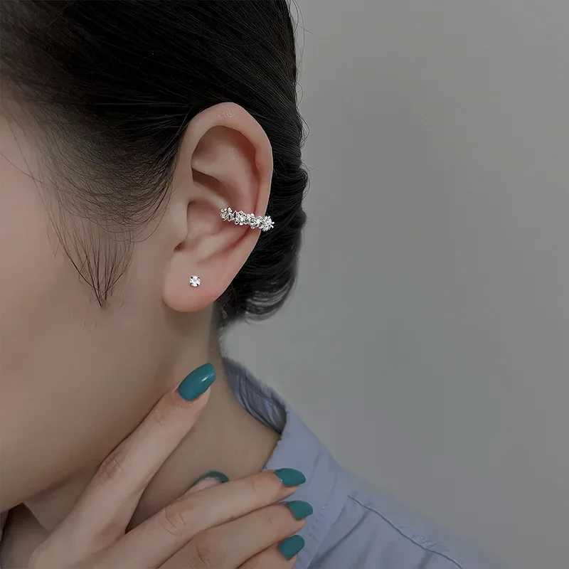 Hot 1 Pcs Irregular Star Clip Earrings For Women Fashion Simple No Piercing Ear Cuff Jewelry Gift Z250408