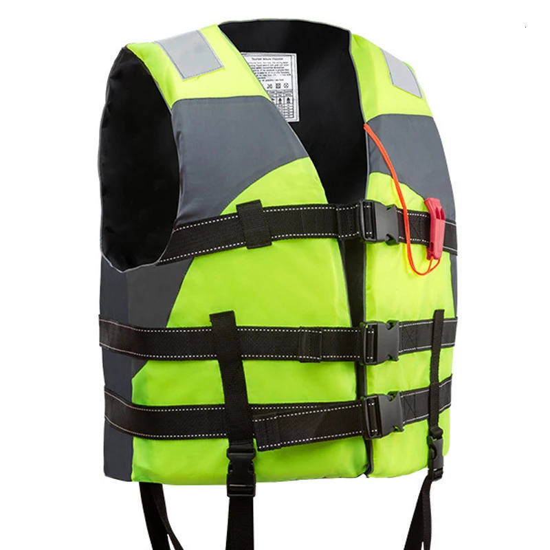 Adult polyester fiber swimming rowing skiing surfing survival drifting water sports mens jacket 250409