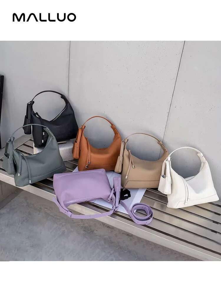 YANATARI Dumpg Leather Soft Leather Large Capacity Minimalist Crossbody Bag Women Female Fashion