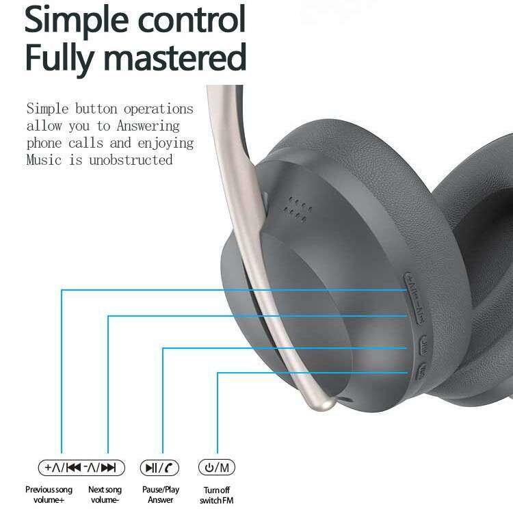 P733 True Wireless Headwear Bluetooth Earphones with Heavy Bass and Full Ear Expansion