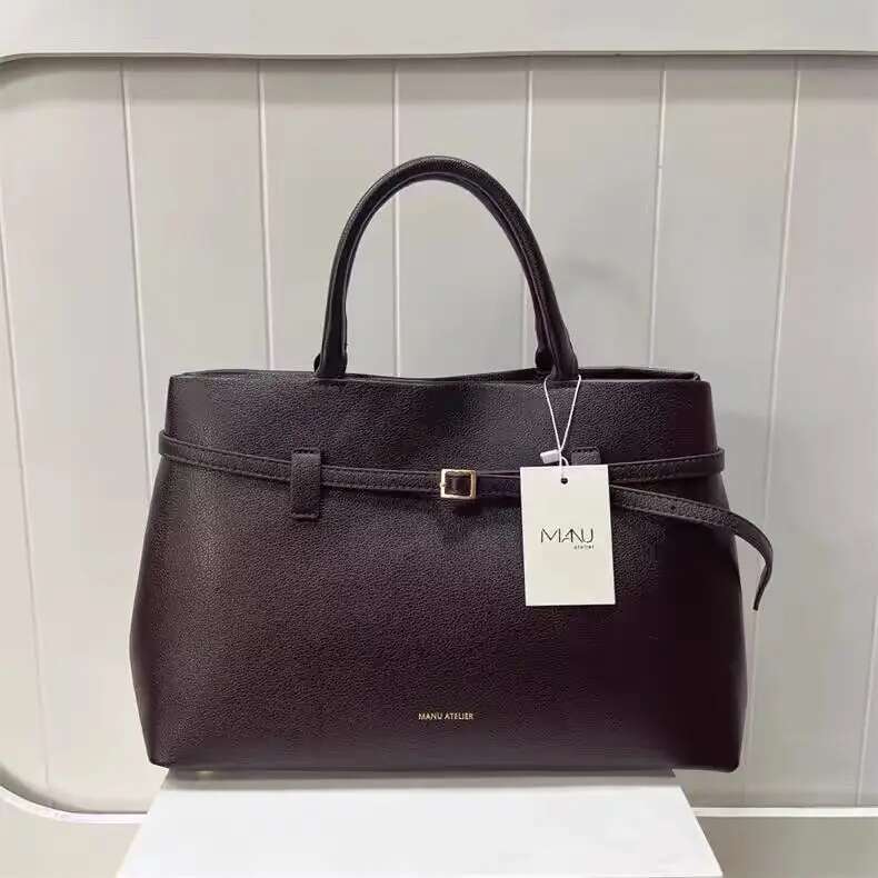 Manu Atelier Large Capacity New Women's Light Shoulder Bag High Quality Handbag