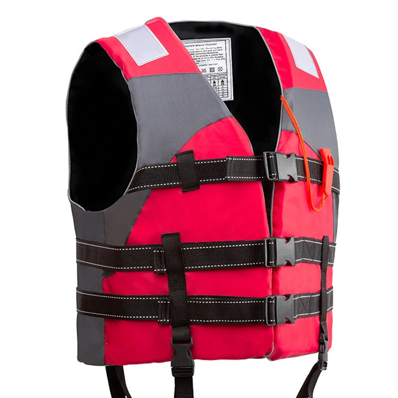 Adult polyester fiber swimming rowing skiing surfing survival drifting water sports mens jacket 250409