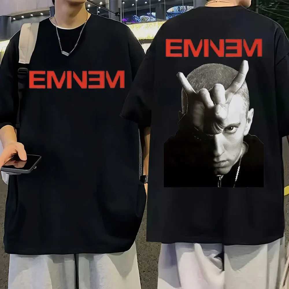Rap singer Amus music album T-shirt world tour gift for fans graphic T-shirt mens retro oversized classic T-shirt streetwearXJ250409