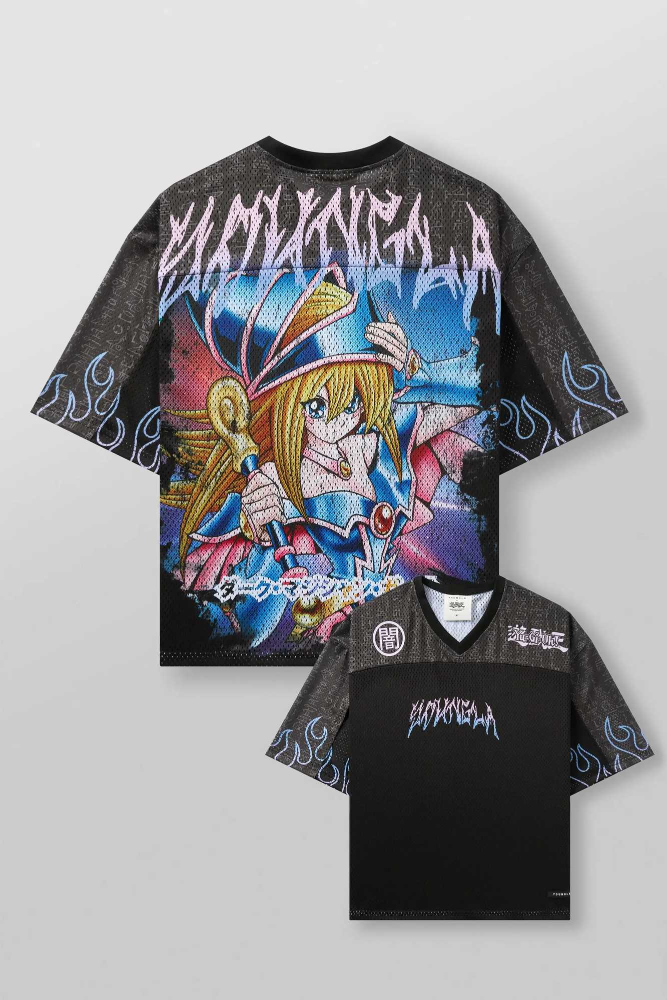 3D YA Trendy brand oversized T-shirt casual fast drying breathable mesh shirt animated graphic T-shirt short sleeved topXJ250409