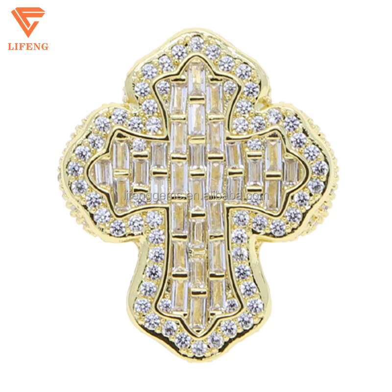 Luxury Custom Jewelry Moissanite Letter Fashion Hip Hop Ring Moissanite Ring Iced Out Championship Style Classic Rings for Men