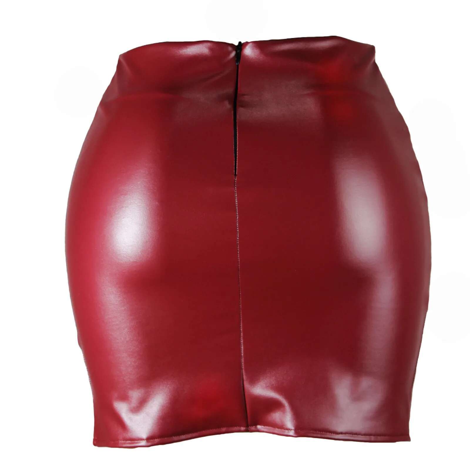 Dongdumaoyi Leather Night Clubwear Skirts Women Summer Solid Color PU Zipper Sexy Hip Mini Short Y K Faldas Mujer Moda