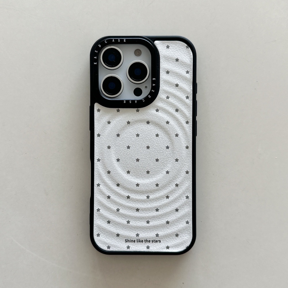Circle Pattern Sticker Magnetic Heart Wings Stand Phone Case Compatible with iPhone 17/16 Pro Cartoon Shockproof Cover iPhone 15