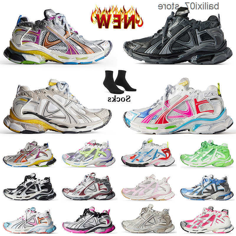 Track Runners 70 Designer Casual Dress Shoes Men Women 75 White Black Pink Multicolor Tracks Runner Vintage Trainers Nylon Mesh Leather Platform Sneakers Size 3546 L