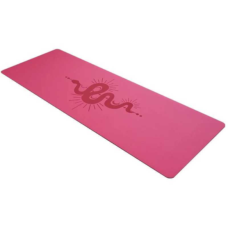 2025 New Womens Yoga Mat -5mm Natural Rubber with Sand Coconut Fiber Texture Non slip and Durable Home Fitness Mat Y250408