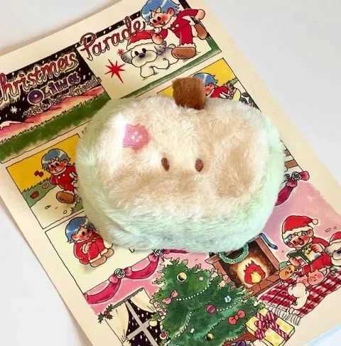 Kaii Cartoon Mini Plush Zero Wallet Girl Cute Plush Coin Wallet Key Storage Bag Key Ring Childrens Party GiftXJ250409