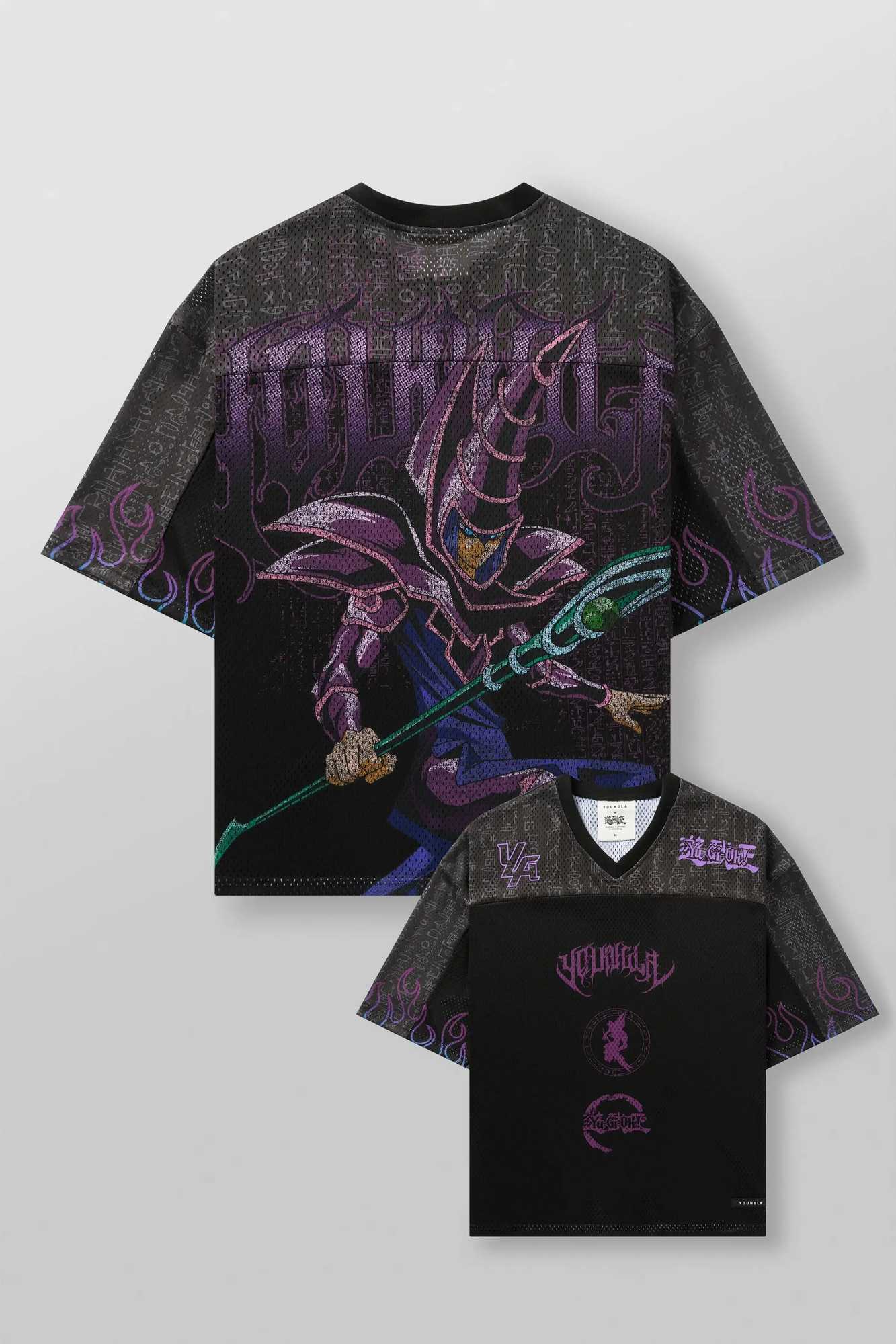 3D YA Trendy brand oversized T-shirt casual fast drying breathable mesh shirt animated graphic T-shirt short sleeved topXJ250409