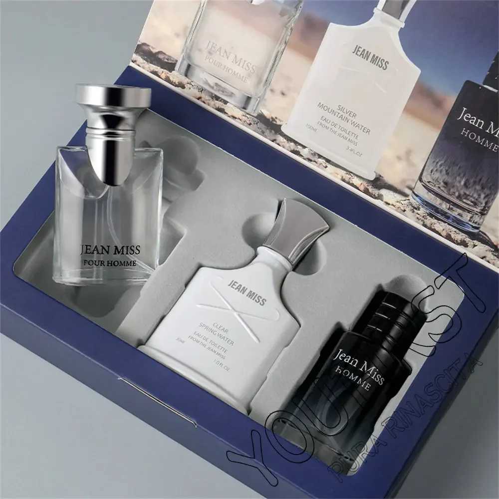 Luxury 90ml perfume mens gift box 3-piece set Cologne Profumo Uomo durable perfume spray pheromone perfume originalXJ250409