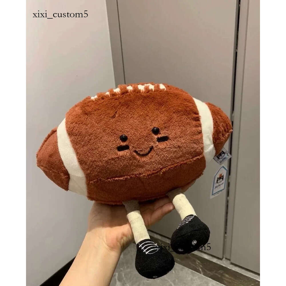 Dolls Jelly cat Amuseables Sports Football 1 Plush Children's plush toys American football Soft Toy rugby body pillow Soothing the Doll GiftsJelly Catv new