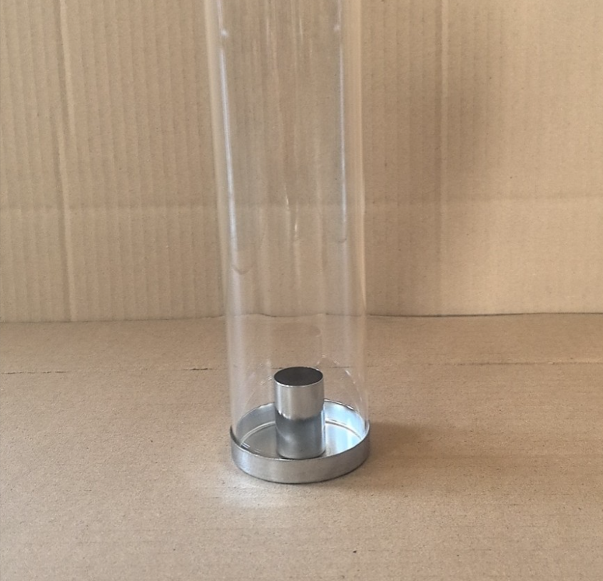 Holders 4 Pcs/Lot Wedding Glass Sleeves Bottomless Hurricane Home Decoration Candlestick Tube Desktop Ornaments Drop Delivery Dhh1N